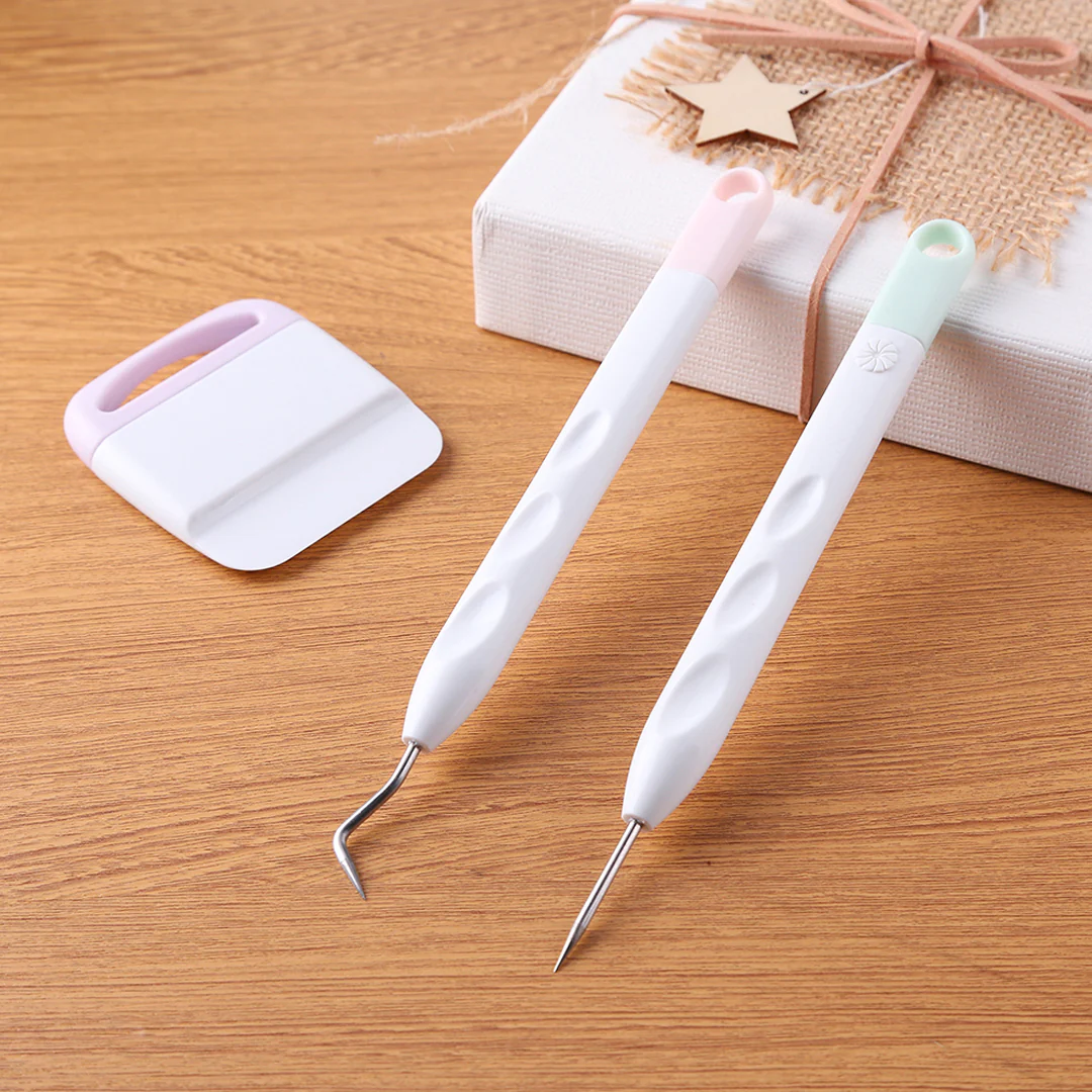 6PCS Craft Vinyl Weeding Tools Set Silhouette Embossed Art Cutting Tool Kit - Image 6