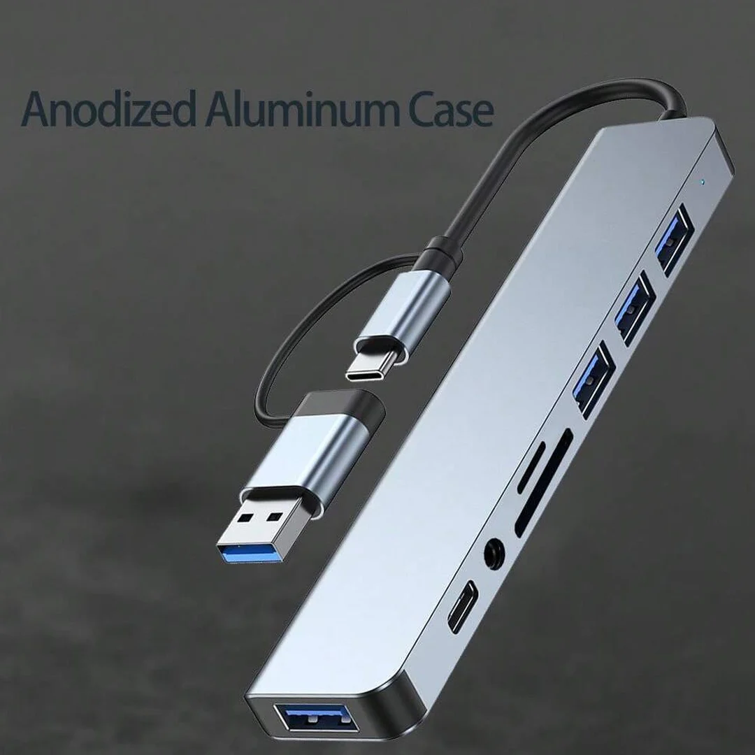 8-in-1 USB-C Hub: Expand Device Connectivity, Compatible with Various Devices - Image 5