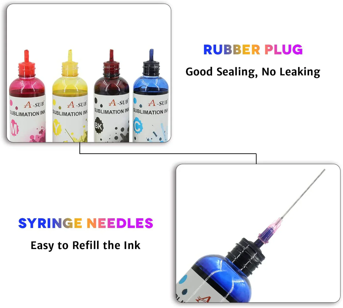 A-SUB Sublimation Ink for Epson Inkjet Printers - 4 x 100ml - Image 4