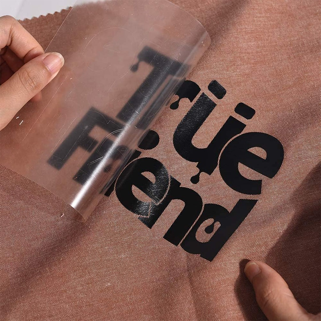 Black PVC Heat Transfer Vinyl Sticker Roll – 50cm x 1m - Image 3
