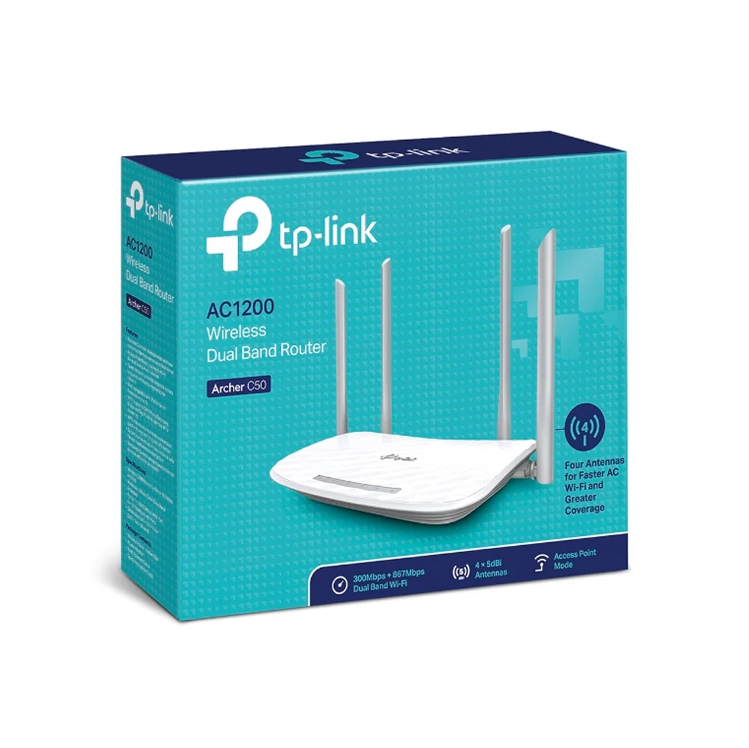 TP-Link AC1200 Wireless Dual Band Router Archer C50 - Image 4
