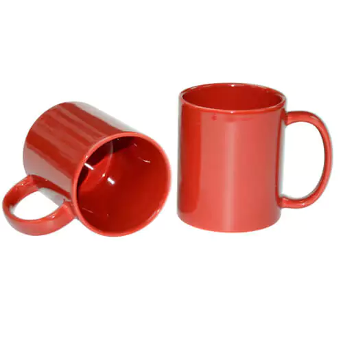 BestSub 11oz Full Color Glossy Sublimation Mug - Red - Image 3