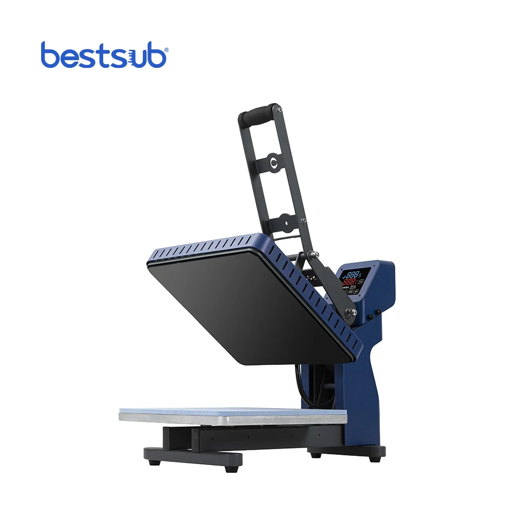 BestSub Manual Flat Heat Press – 38 x 38 cm / Seychelles Blue - Image 5