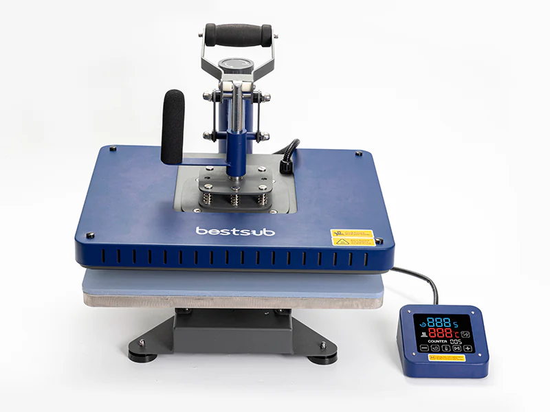 BestSub Swing Away Flat Heat Press – 40 x 60 cm / Seychelles Blue - Image 3