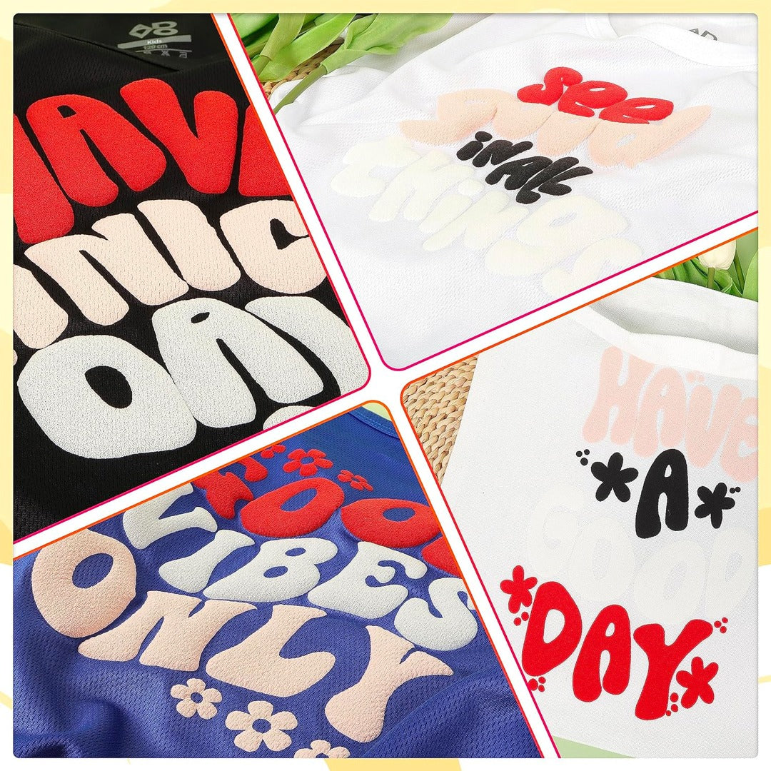 Black 3D Puff Vinyl Sticker Roll – 51cm x 1m - Image 3