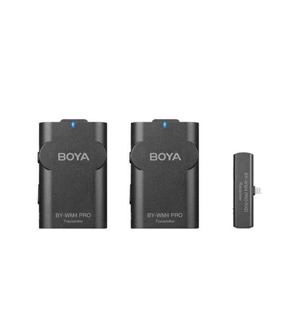BOYA 2.4 GHz Wireless Microphone System for Audio Recording – Black - Image 2