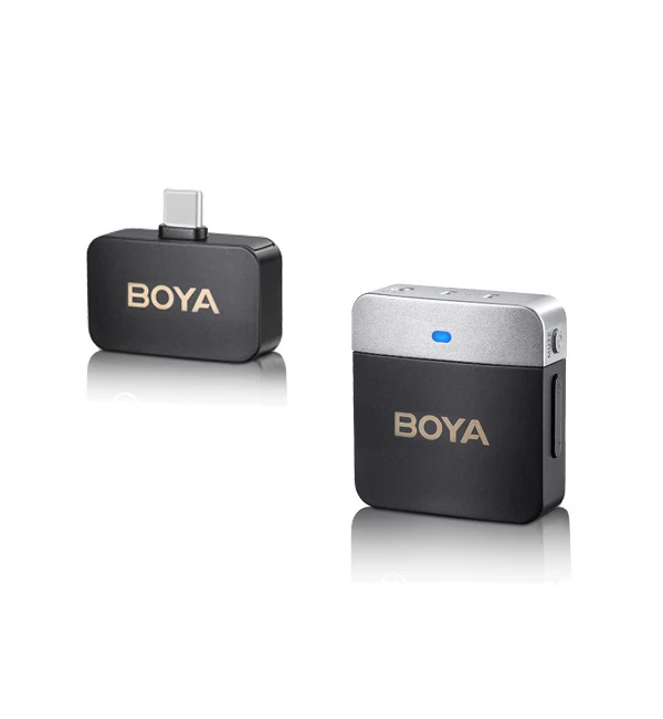 BOYA 2.4Ghz Wireless Microphone with Ear-Return Monitoring function – Black - Image 2