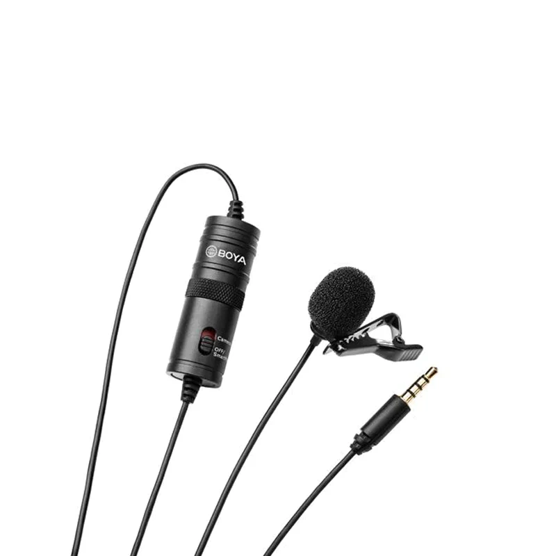 BOYA Lavalier Microphone with XLR Connector – Black