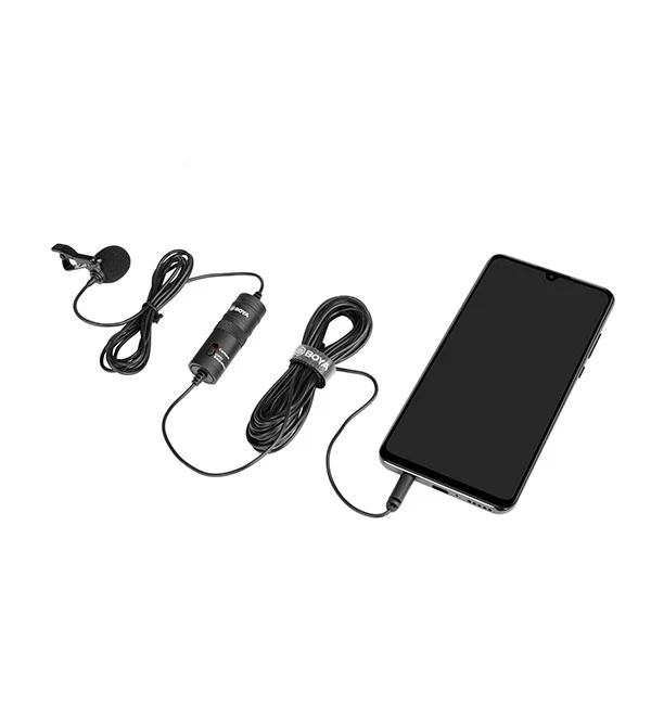 BOYA Lavalier Microphone with XLR Connector – Black - Image 5