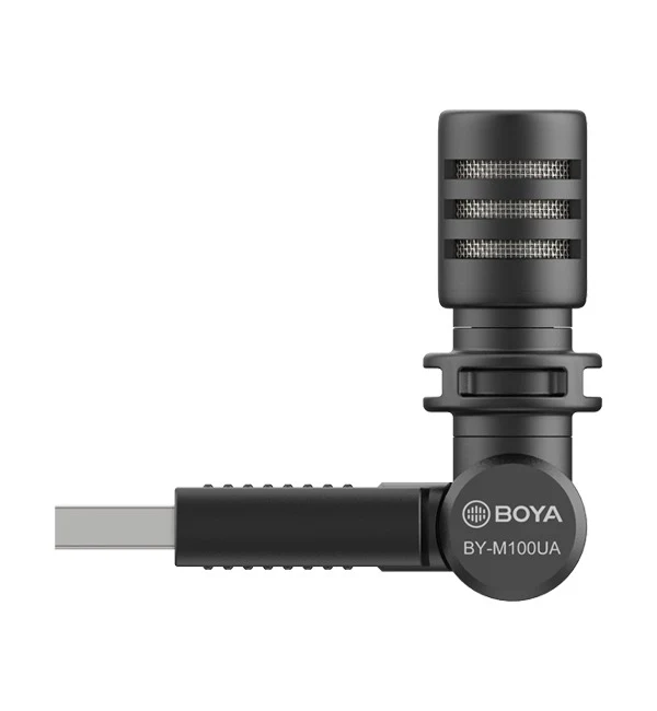 BOYA Miniature Condenser Smartphone Microphone (USB Jack) – Black - Image 5