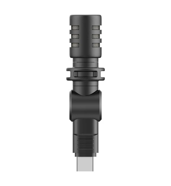 BOYA Miniature Condenser Smartphone Microphone with Type-C Connector – Black - Image 5