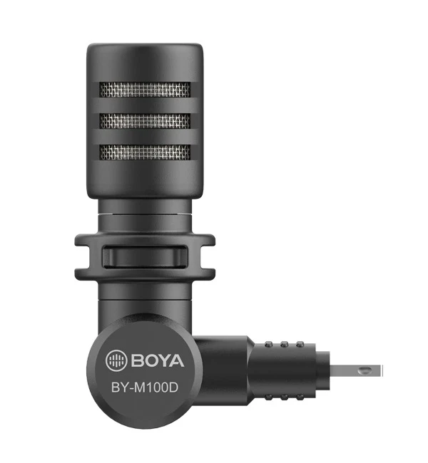 BOYA Mininature Condenser Microphone for Smartphone with Lightning Connector – Black - Image 3