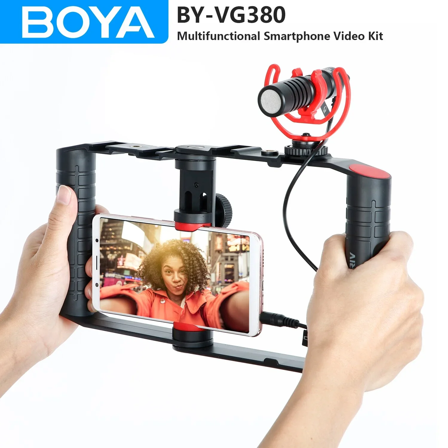 BOYA Multifunctional Smartphone Video Kit – Black - Image 6