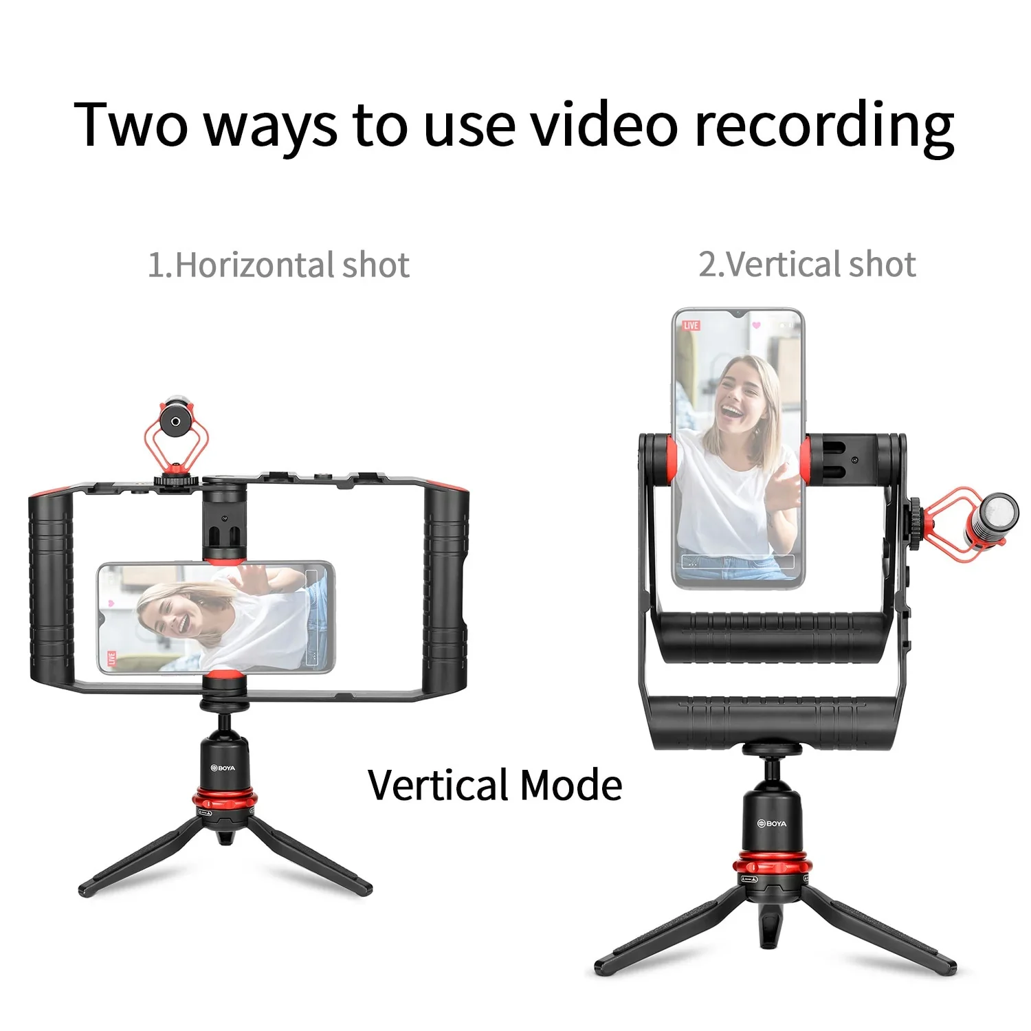 BOYA Multifunctional Smartphone Video Kit – Black - Image 8