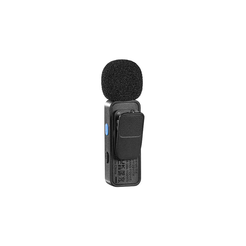 BOYA Smallest 2.4Ghz Wireless Microphone with Lightning connector for iOS device( 2TX+1RX) – Black - Image 3