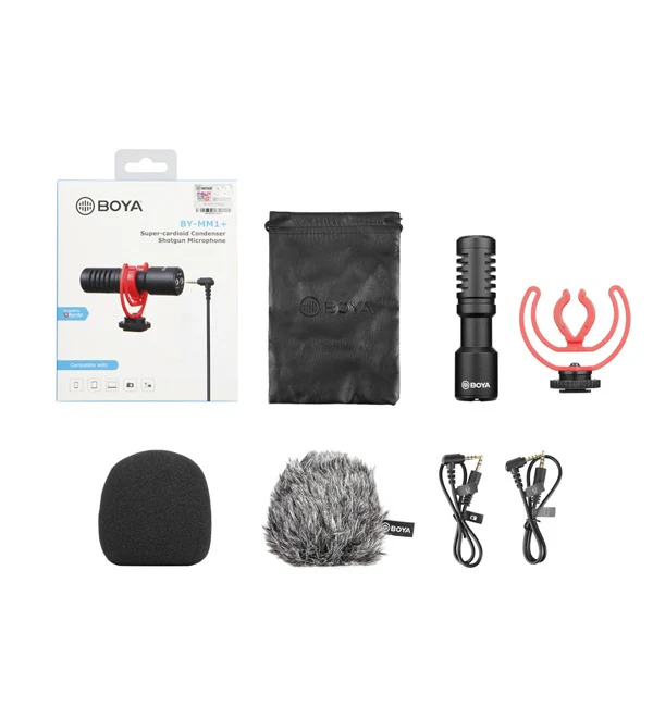 BOYA Super-Cardioid Condenser Microphone Pro / Monitoring Supported – Black - Image 4