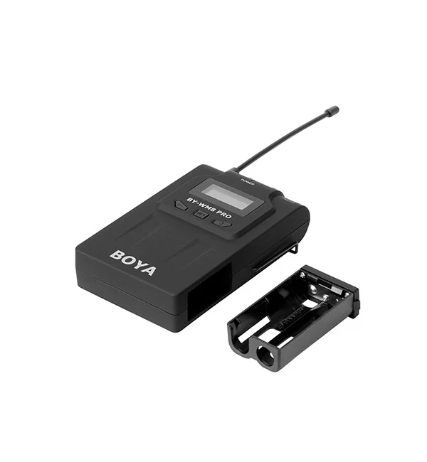 BOYA UHF Wireless Microphone System (1 Receiver, 2 Transmitters) – Black - Image 4