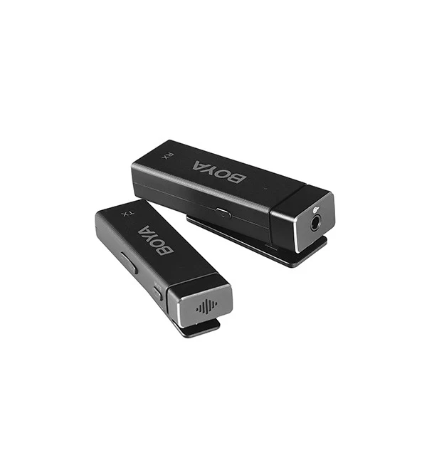 BOYA Ultracompact 2.4GHz Four-channel Wireless Microphone System – Black - Image 4