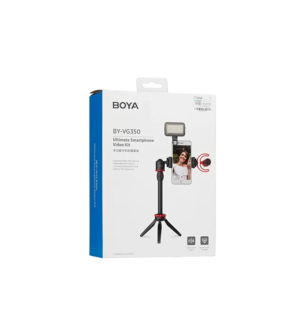 BOYA Vlogger Kit Plus (BY-T1/BY-C12/BY-MM1+) – Black - Image 6