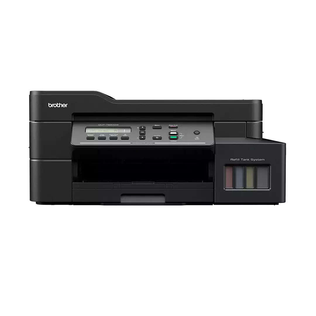 Brother Ink Tank DCP-T820DW AIO - 17ipm / 6000dpi / A4 / USB / LAN / Wi-Fi Direct / Color Inkjet - Printer - Image 2