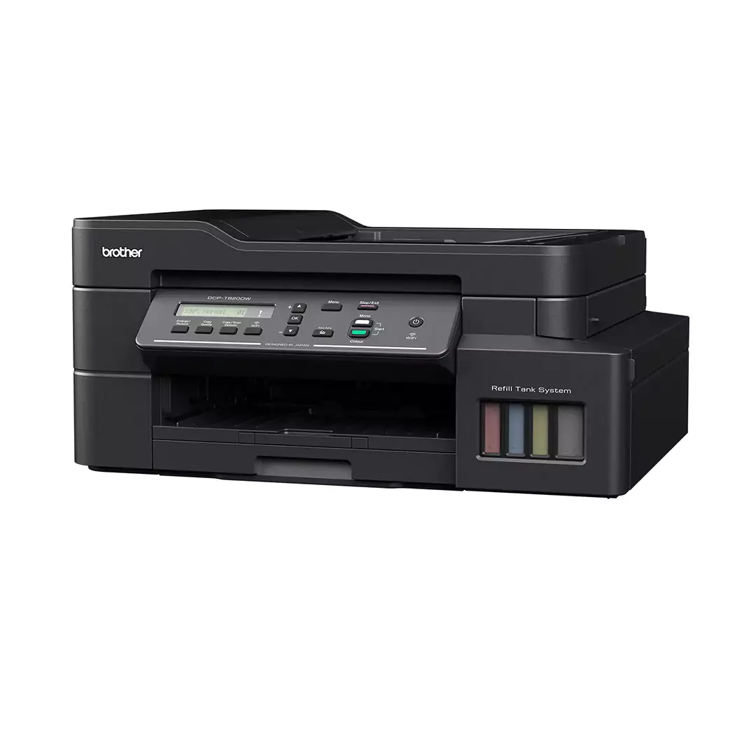 Brother Ink Tank DCP-T820DW AIO - 17ipm / 6000dpi / A4 / USB / LAN / Wi-Fi Direct / Color Inkjet - Printer - Image 3