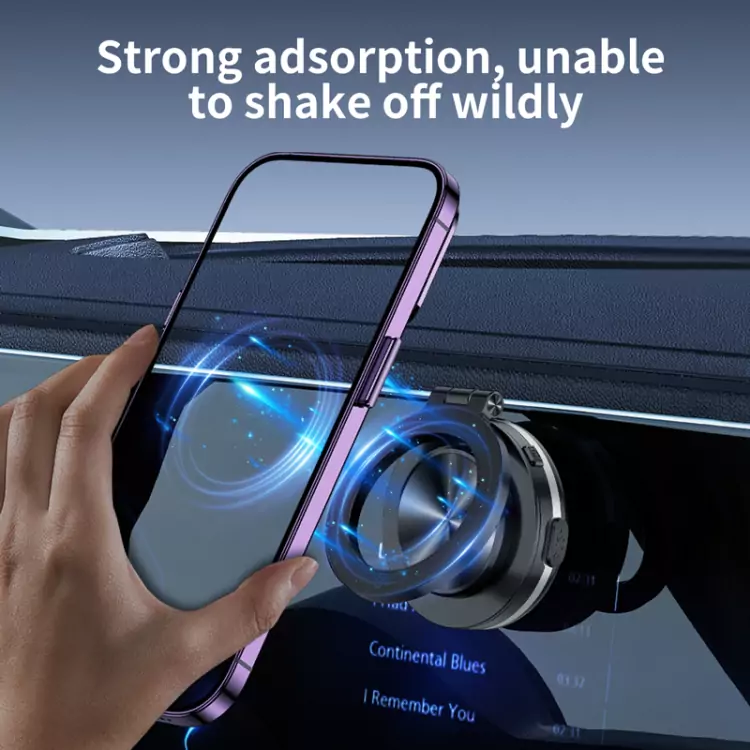 C1 Foldable Magnetic Car Phone Holder with Vacuum Adsorption - Image 3