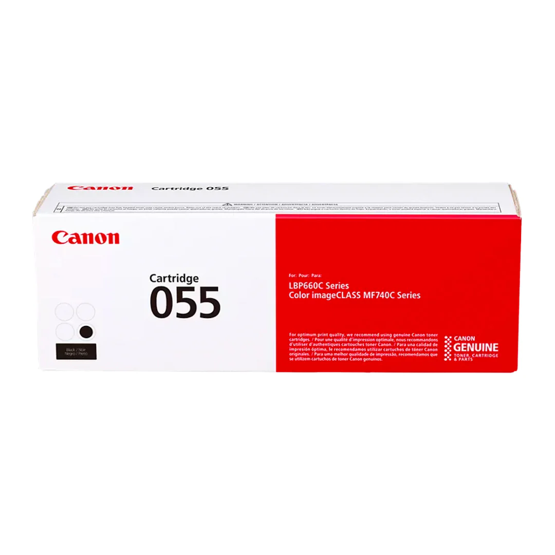 Canon 055 Black Toner Cartridge – 2.3K Pages / Black Color / Toner Cartridge