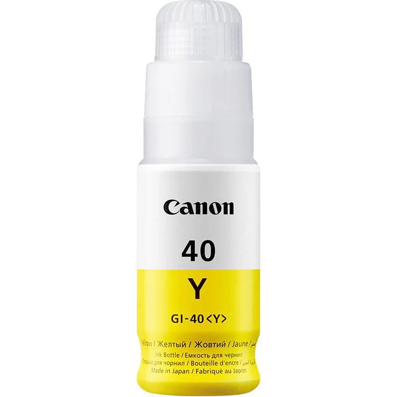 Canon GI-40 Ink Bottle – 7.7K Pages/ Yellow Color/ Ink Bottle