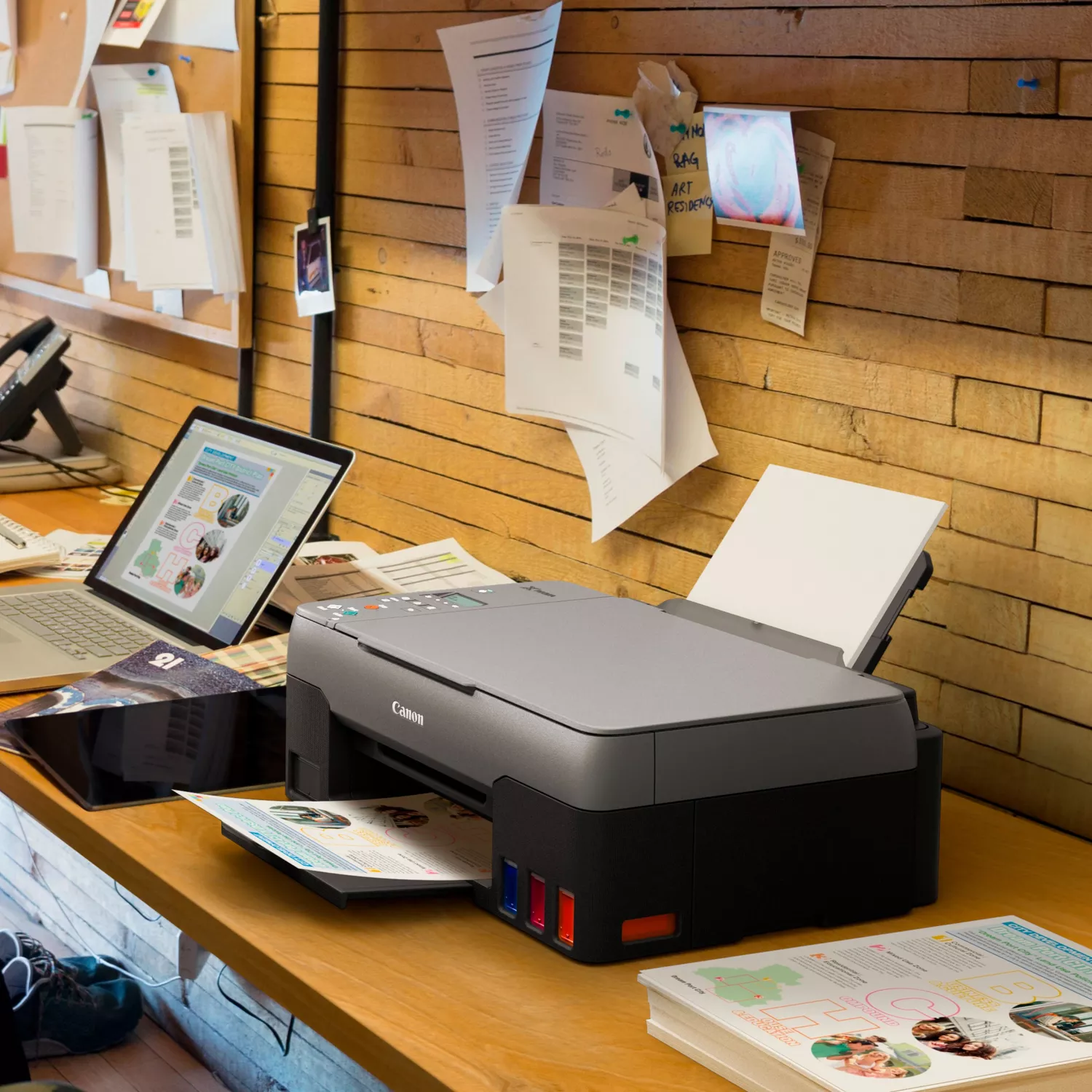 Canon PIXMA G3420 Wireless Colour 3-in-1 Refillable MegaTank Printer - Image 3