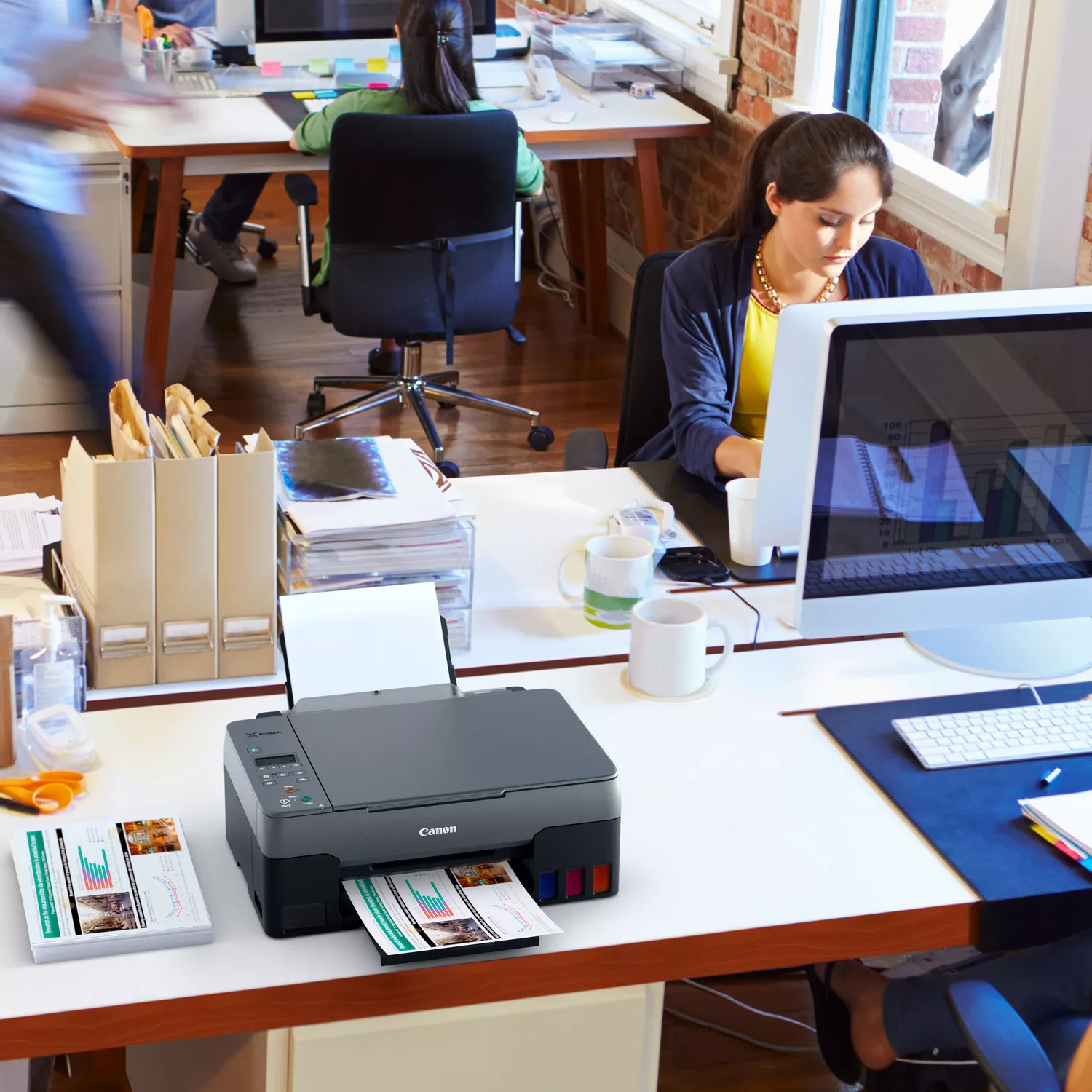 Canon PIXMA G3420 Wireless Colour 3-in-1 Refillable MegaTank Printer - Image 4