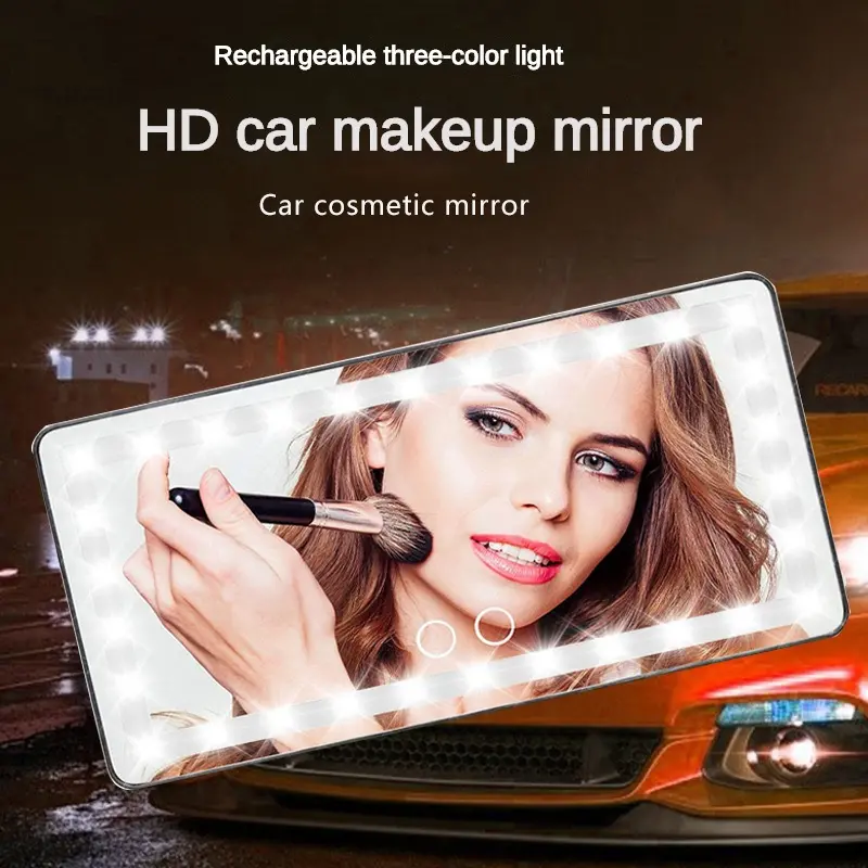 Car Makeup Mirror with Sun Visor and Fill Light for Beauty On-the-Go - Image 10
