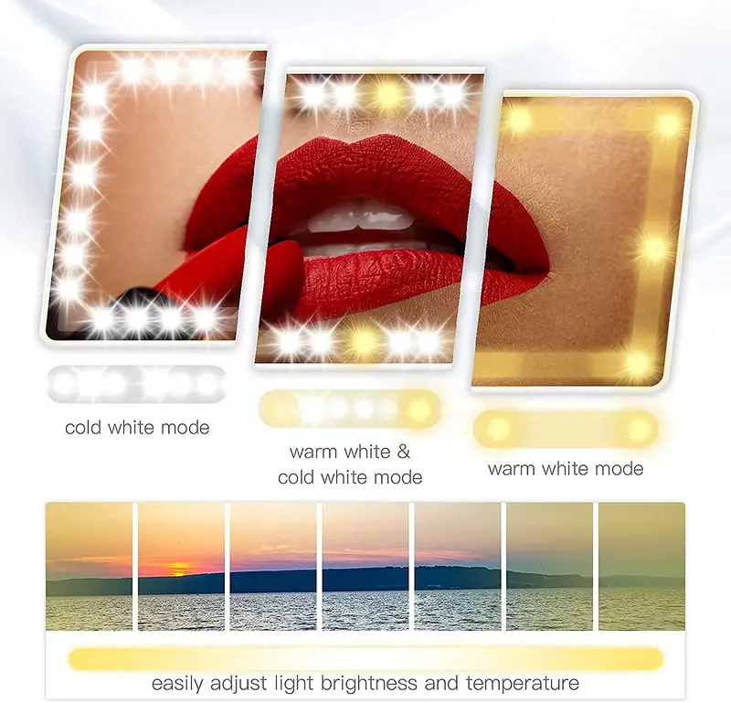 Car Makeup Mirror with Sun Visor and Fill Light for Beauty On-the-Go - Image 13