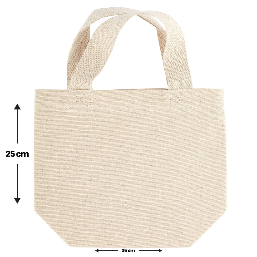 Plain Cotton Canvas Bag with Velcro Closure – 35cm x 25cm x 10cm/ Printing not Included - Image 4