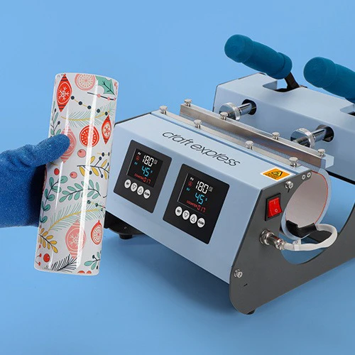 Craft Express 3 in 1 Two Station Mug Press – Ice Blue - Image 4