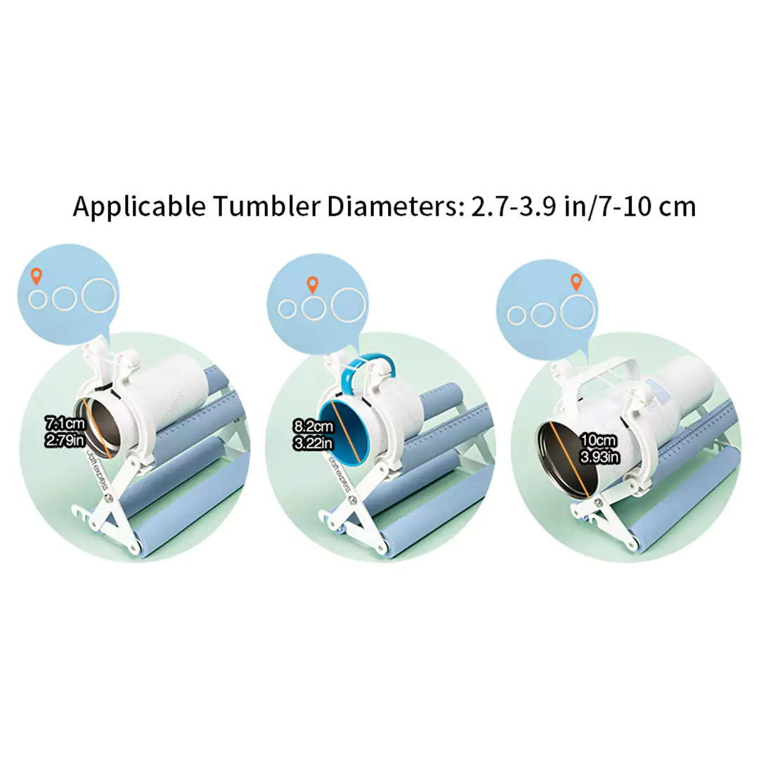Craft Express Adjustable Tumbler Cradle with Plastic Clip - Image 7
