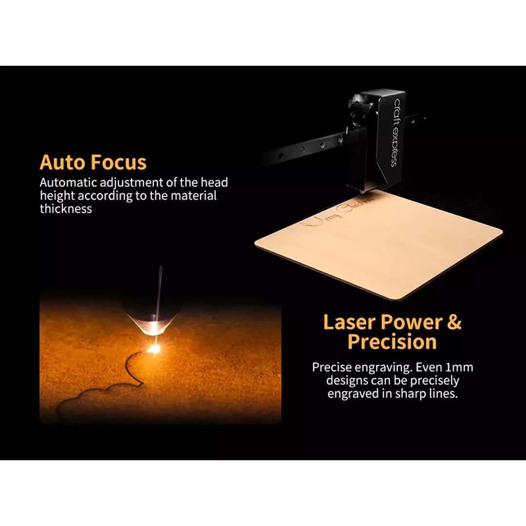 Craft Express ARC C1 50W CO2 Laser Engraving & Cutting Machine - Image 11