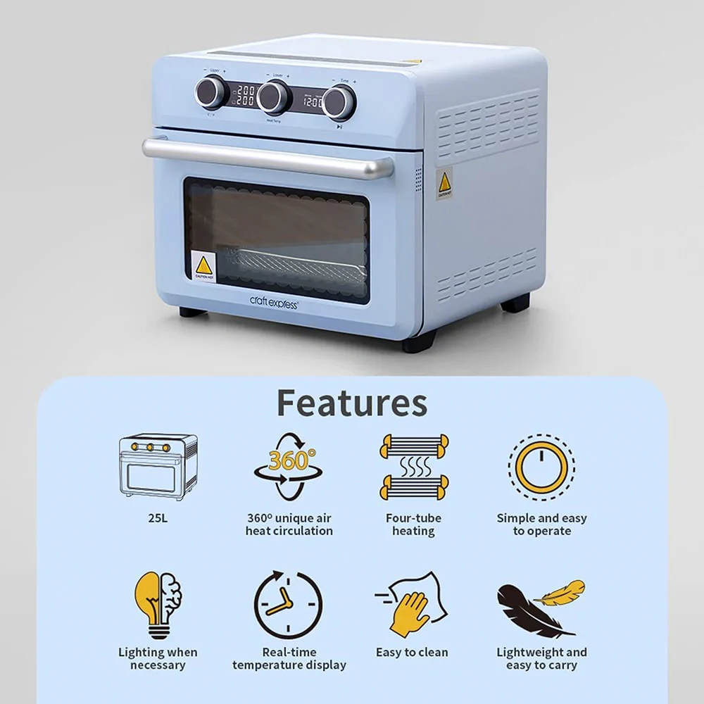 Craft Express Elite Sublimation Oven – 25L / Light Blue - Image 6