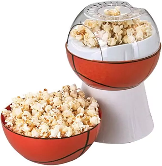 Creative Soccer Ball Electric Hot Air Popcorn Maker - Image 3