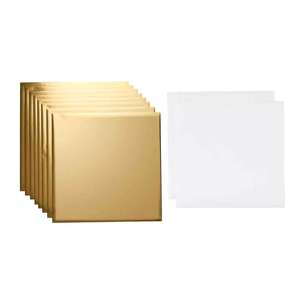 Cricut Foil Transfer Sheets - Gold/ 30.5 x 30.5 cm/ 8 Sheets - Image 2