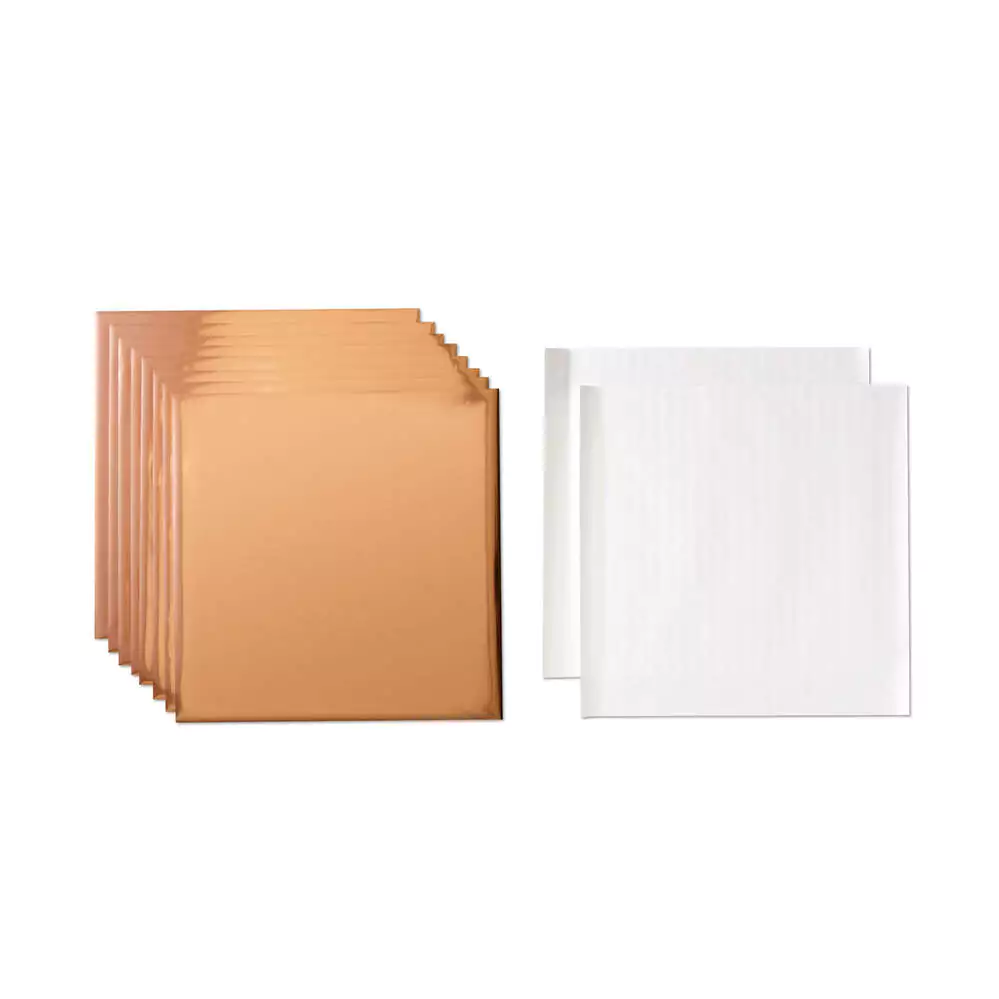 Cricut Foil Transfer Sheets - Rose Gold/ 30.5 x 30.5 cm/ 8 Sheets - Image 2