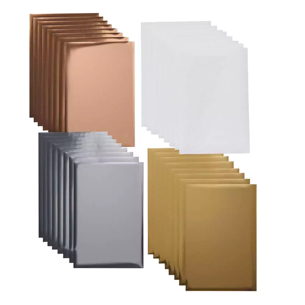 Cricut Foil Transfer Sheets Sampler - Metallic/ 10 x 15 cm/ 24 Sheets - Image 2