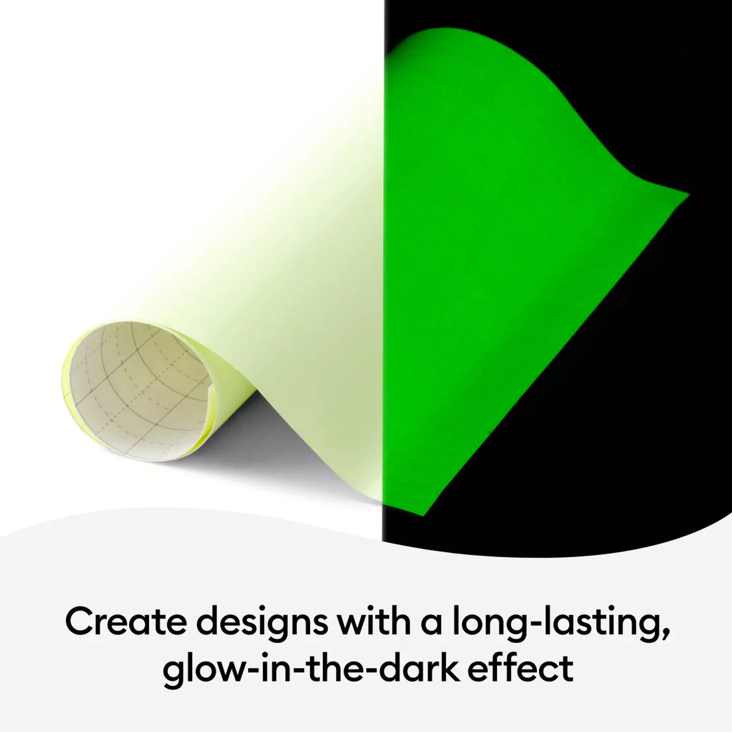 Cricut Glow-in-the-Dark Removable Vinyl - 30.5 x 61 cm/ 1 Roll - Image 2