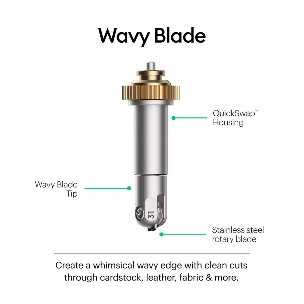 Cricut Maker Wavy Blade Tip - Image 2