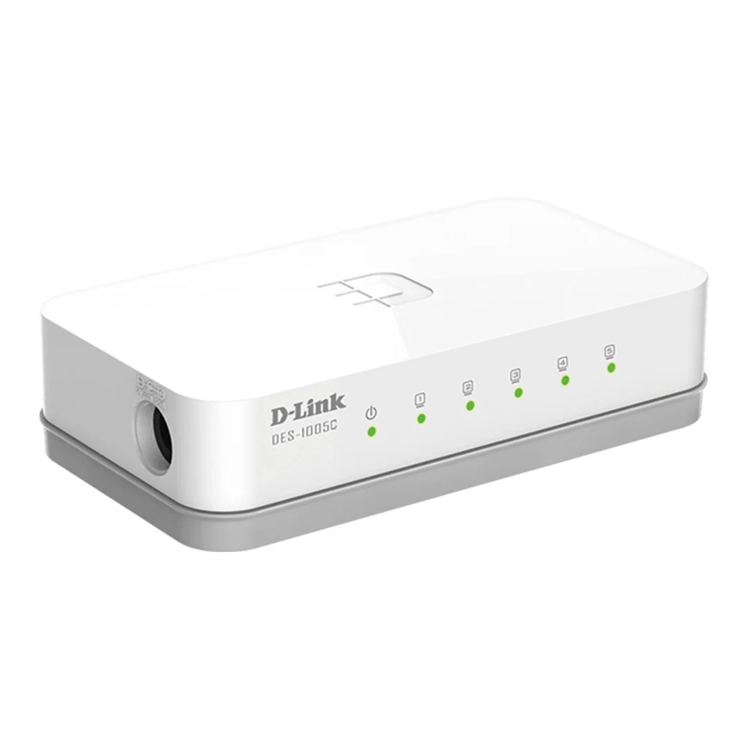 D-Link DES-1005C Desktop Switch – 5-Ports / 100 Mbps / Unmanaged / Desktop - Image 3