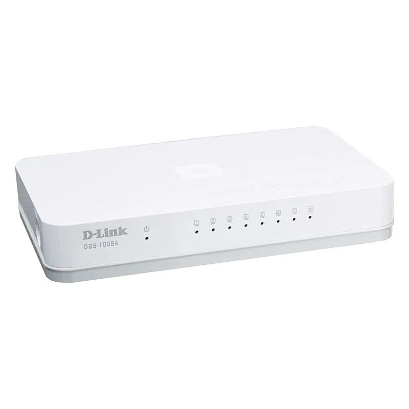 D-Link DGS-1008A Desktop Switch – 8-Ports / 16 Gbps / Unmanaged / Desktop - Image 2