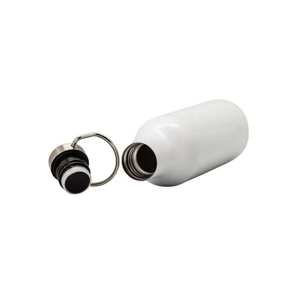 Double Wall Stainless Steel Vacuum Flask – 500ml / Matte White / Sublimation Printing - Image 3