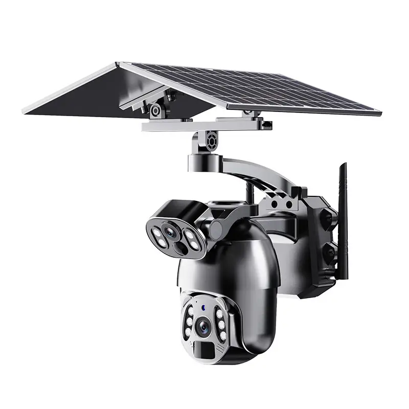 Dual-Panel Solar-Powered Q6 Security Camera - Image 9