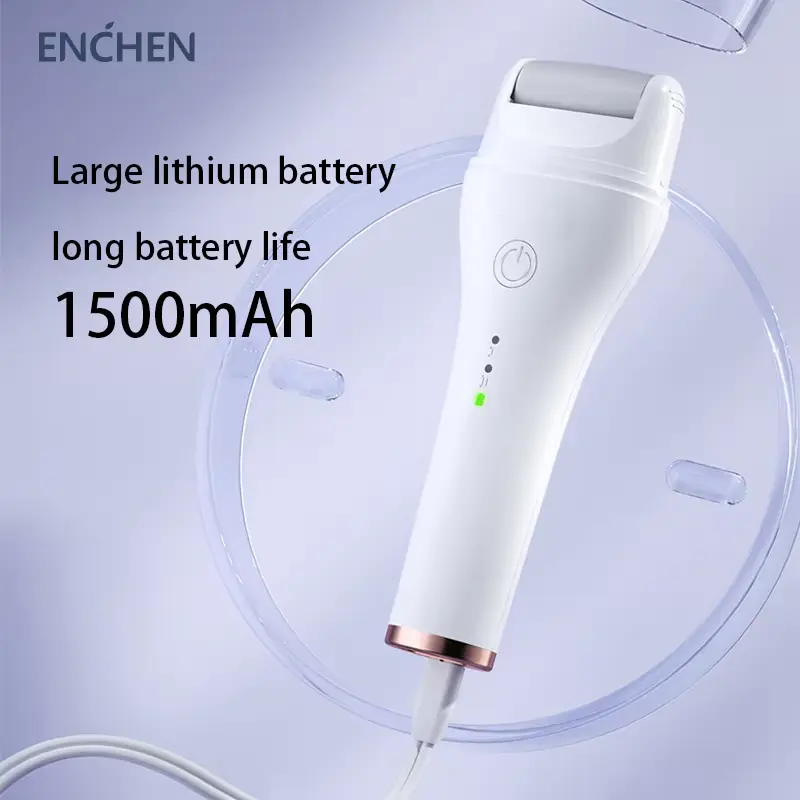 Enchen Rock Electric Foot Callus Remover - 1500mAh / 360° Roller / 3 Roller Heads - Image 3