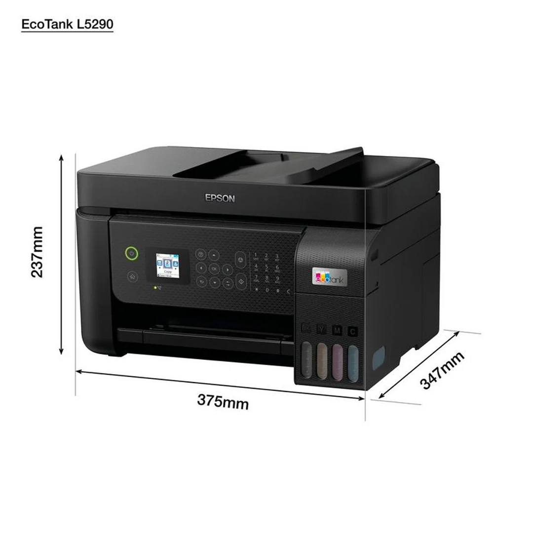 Epson EcoTank L5290 Printer – 33ppm / A4 / USB / LAN / Wi-Fi / Color – Printer - Image 3