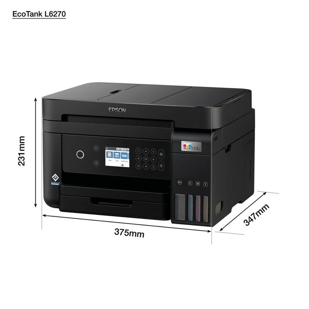 Epson EcoTank L6270 Printer – 33ppm / A4 / USB / LAN / Wi-Fi / Color – Printer - Image 12